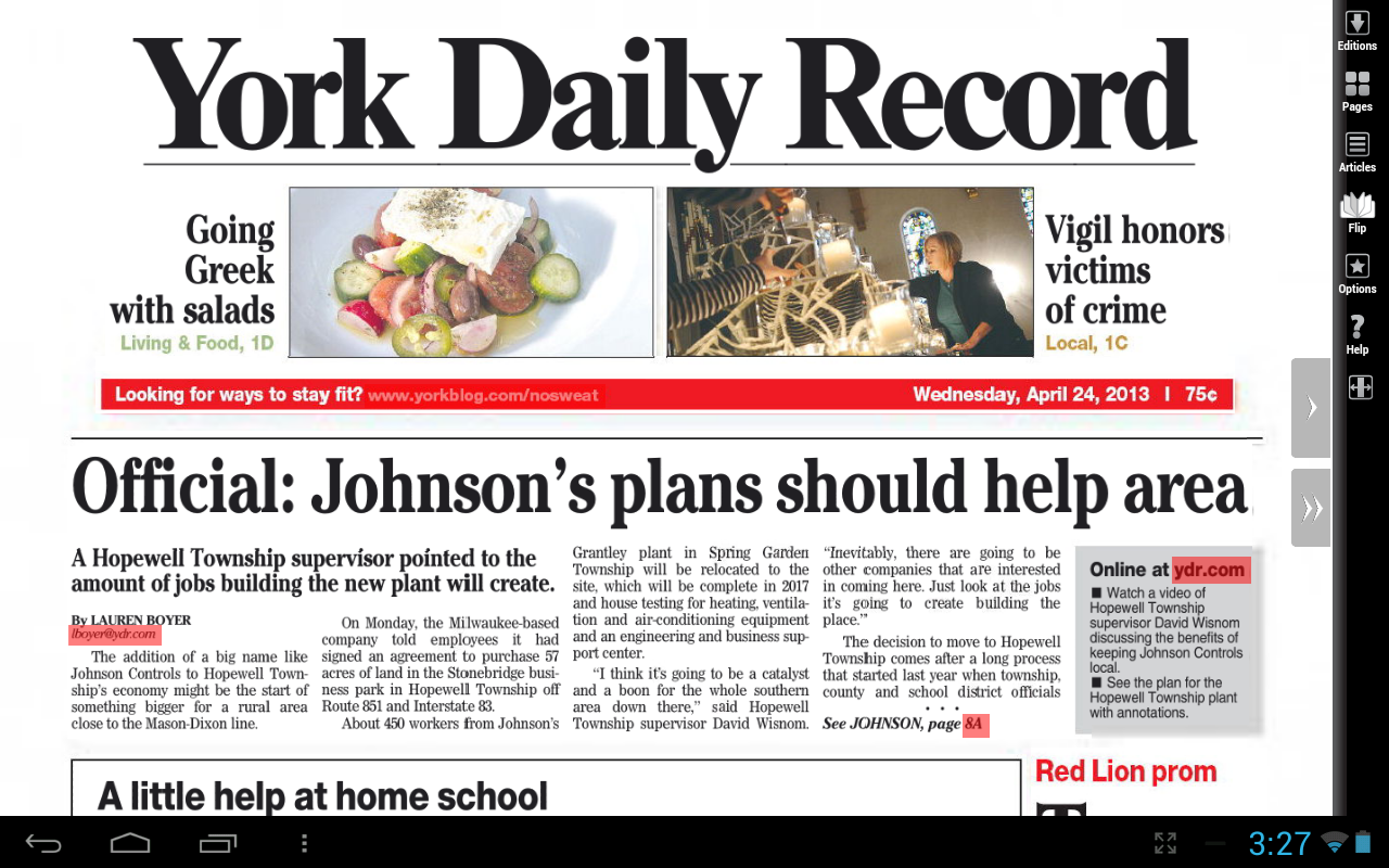 York Daily Record eEdition App截图3