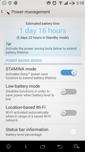 Xperia Stamina Mode LED截图4