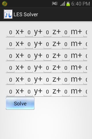 Linear Equations Solver截图1