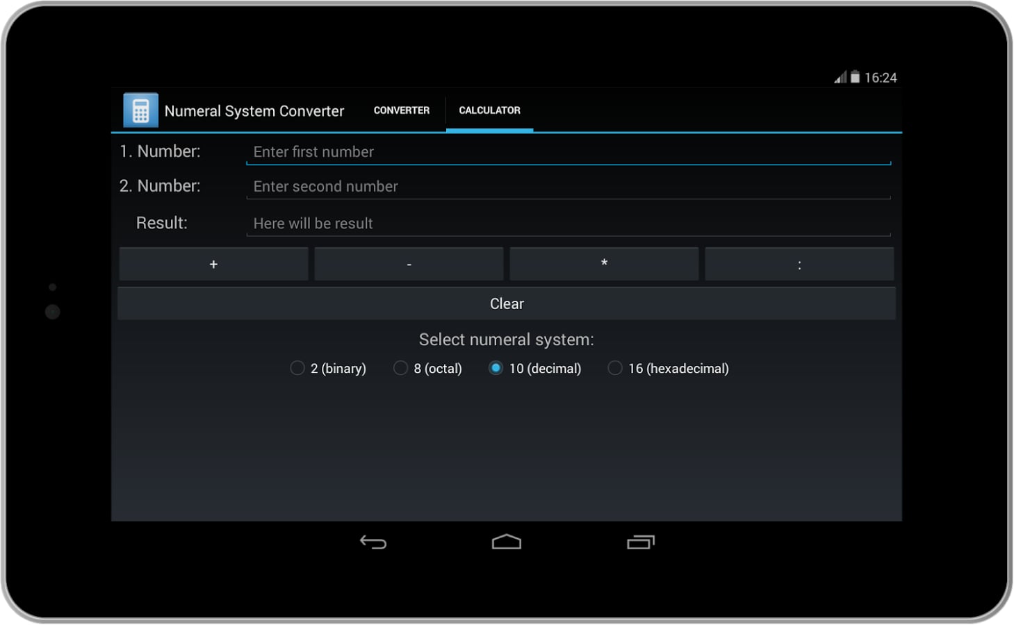 Numeral System Calculato...截图1