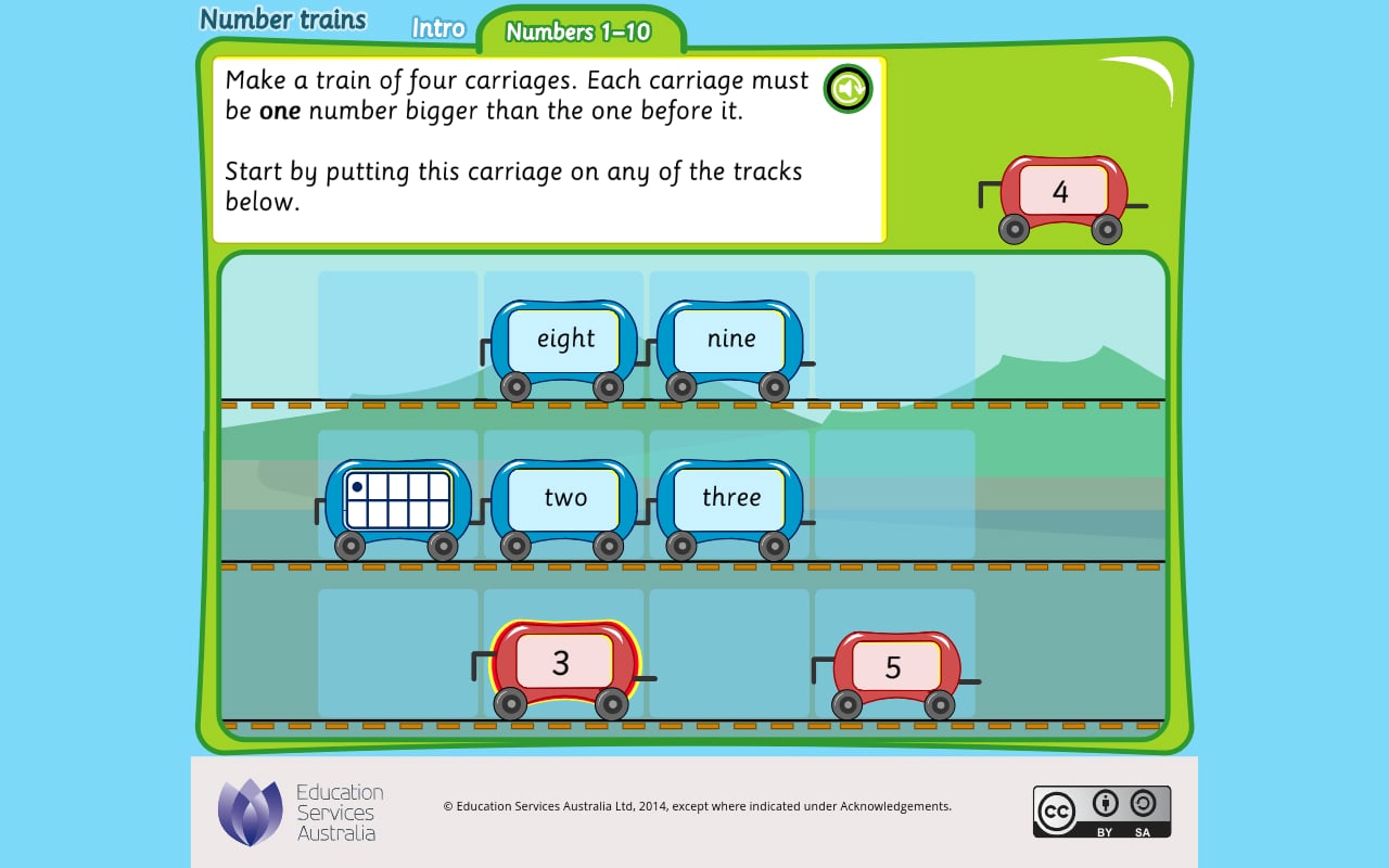 Number trains: numbers 1...截图1