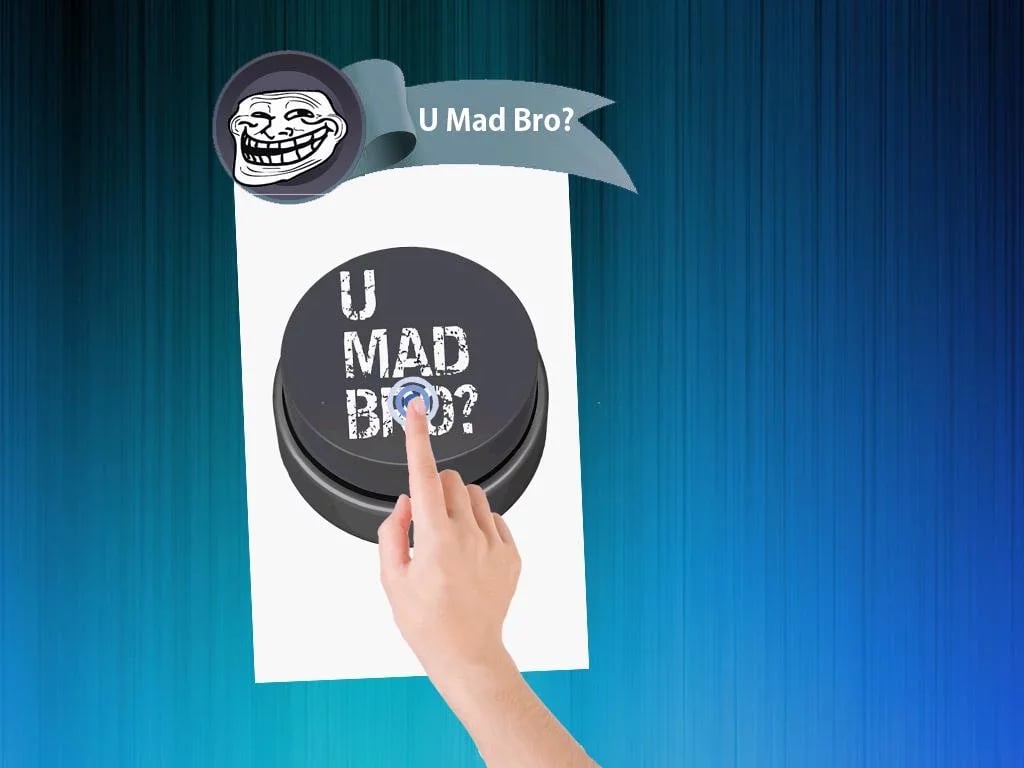 You Mad Bro Button截图2