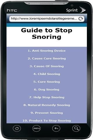 Guide to Stop Snoring截图2