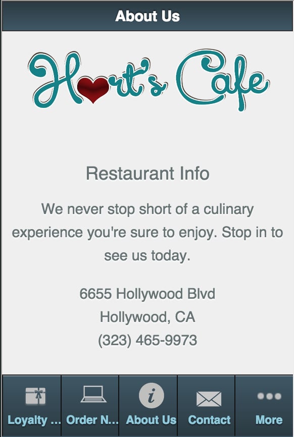 Harts Cafe Hollywood截图1