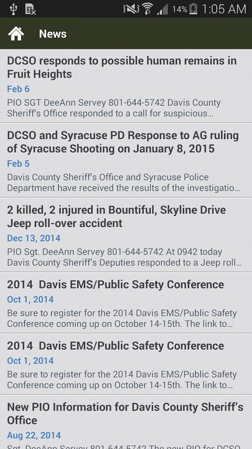 Davis County Sheriff截图5