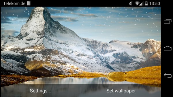 Falling Snow Free LWP截图4