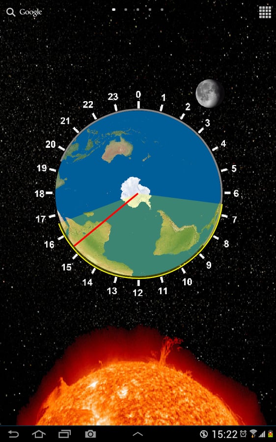 Sun and Moon Light Clock截图1