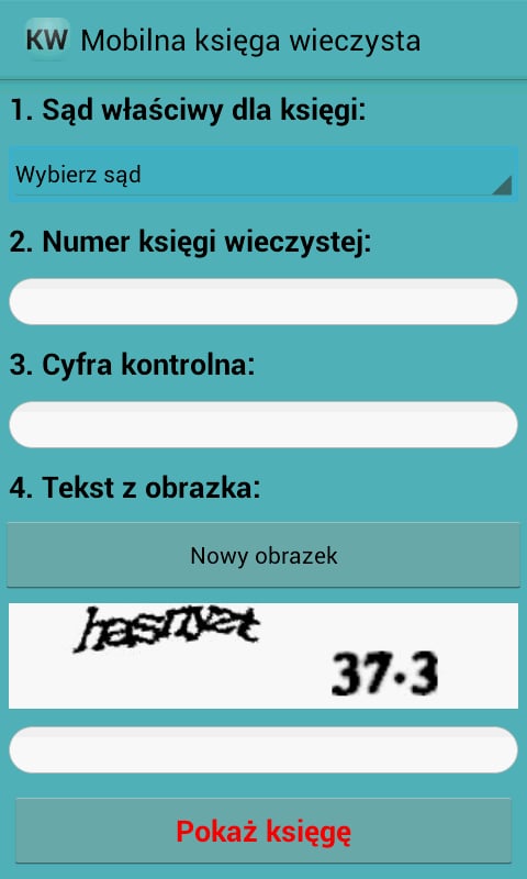 Mobilna Księga Wieczysta截图1