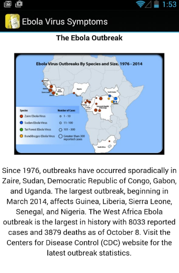 Ebola Virus Symptoms截图4