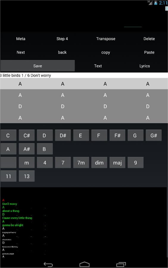 Chords and lyrics flow截图3