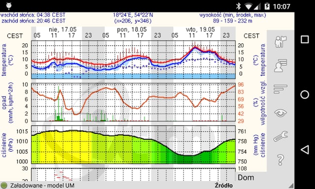 Meteo - czytnik meteo.pl截图4