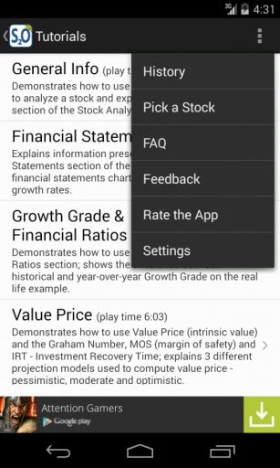 Stock Value Analyzer Lite截图4