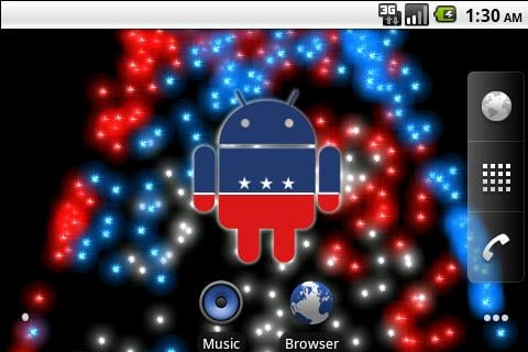 Captain Android of America LWP截图3