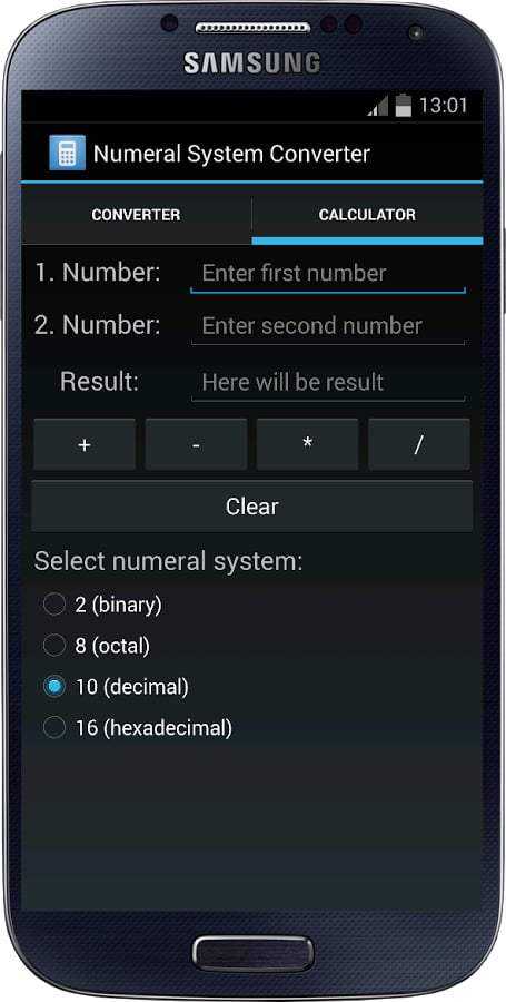 Numeral System Calculato...截图3