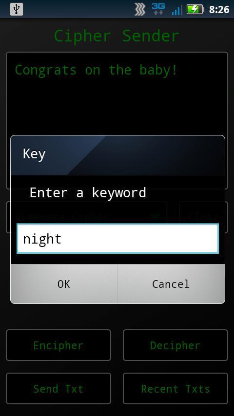 Cipher Sender截图3