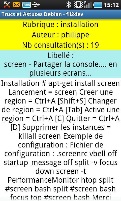 Trucs et Astuces Debian(c)截图2