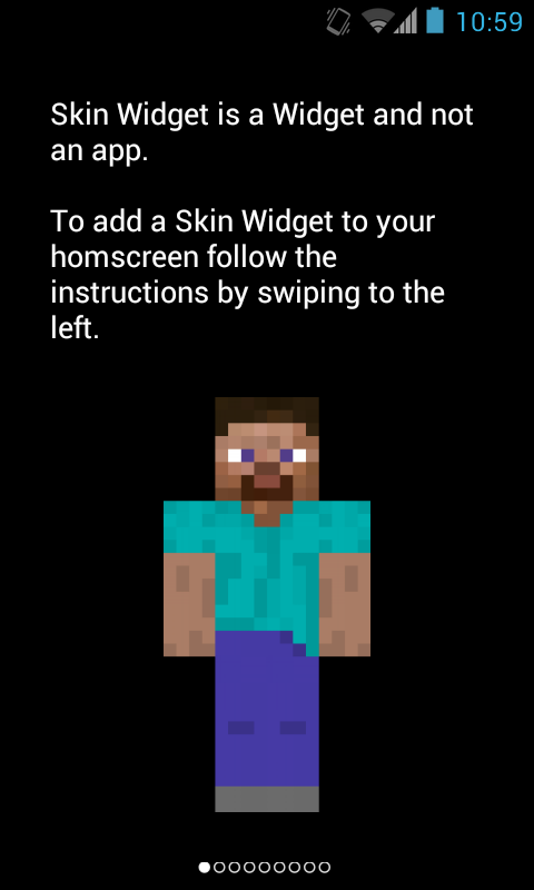 Skin Widget for Minecraft截图4