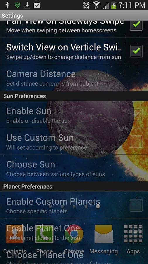 Orbit Space 3D LWP Free截图11