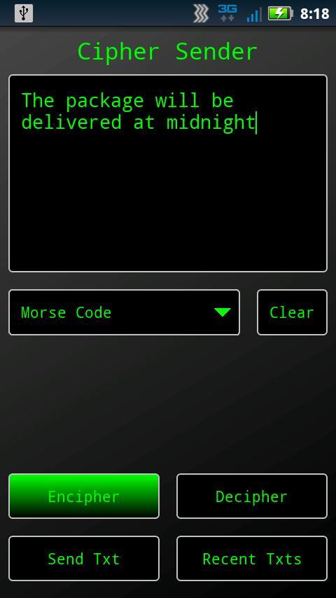 Cipher Sender截图1