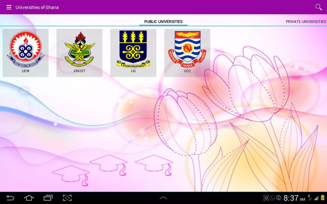 Universities of Ghana截图1