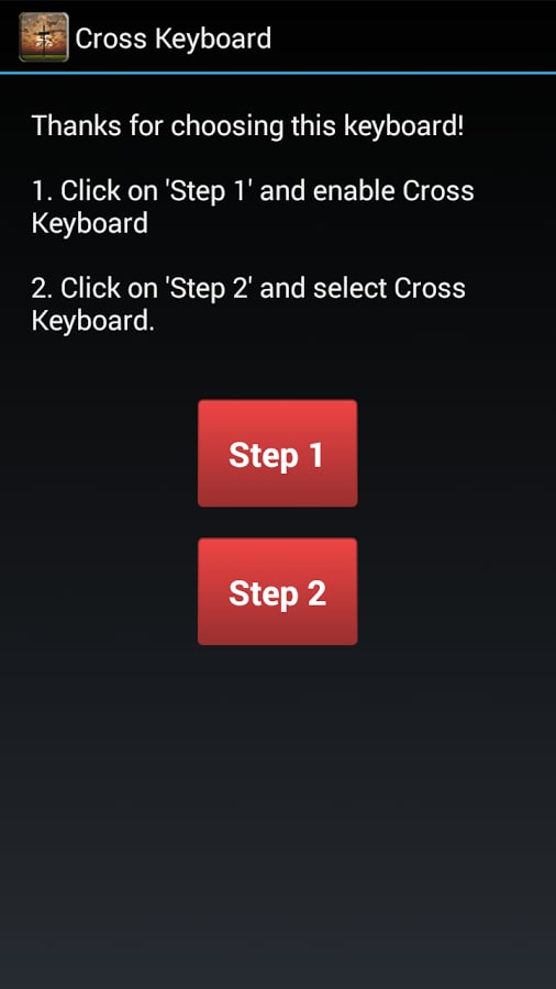 Cross Keyboard截图2