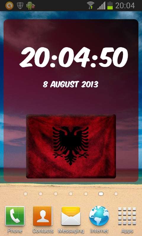 Shqip&euml;ri Digital Clock截图2