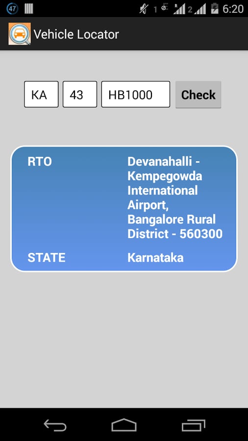 Indian Vehicle Locator截图1