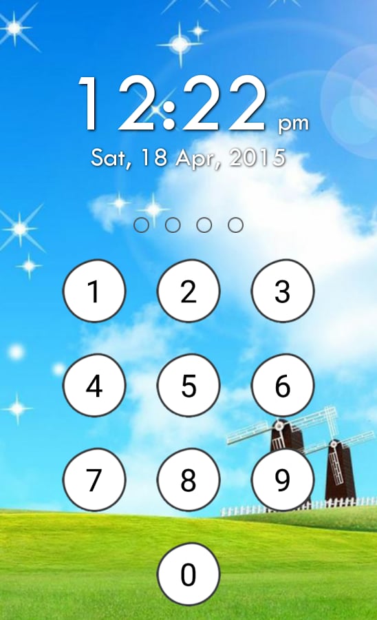 Happy Tree Lock Screen截图2