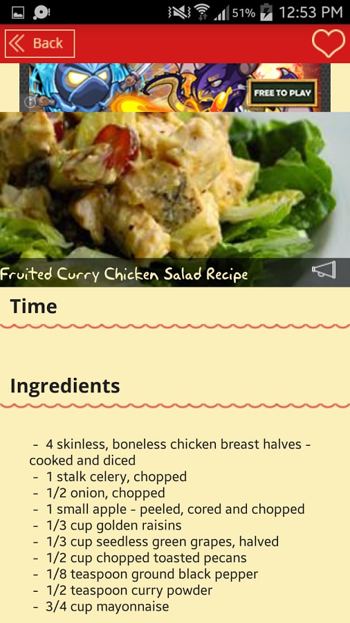 Curry Salad Recipes截图2