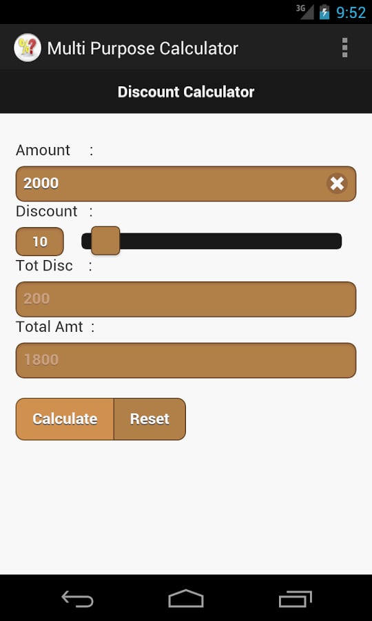 Multi Purpose Calculator截图5