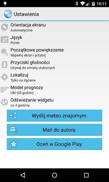 Meteo - czytnik meteo.pl截图5