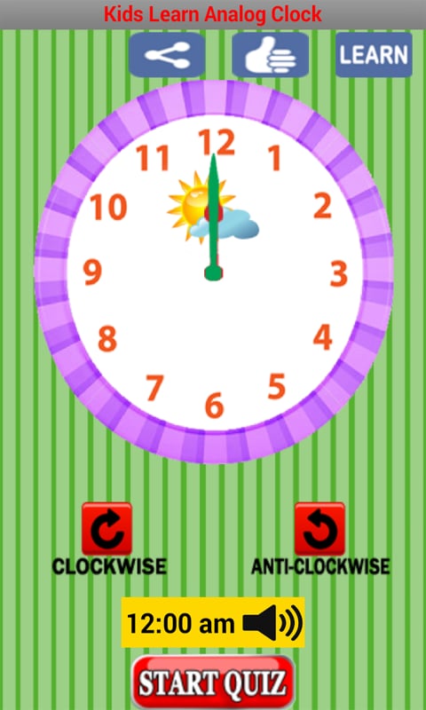 Kids Learn Analog Clock截图7