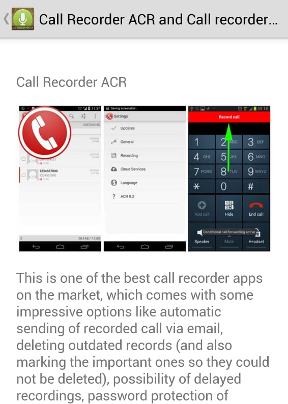 Call Recorder Review截图2