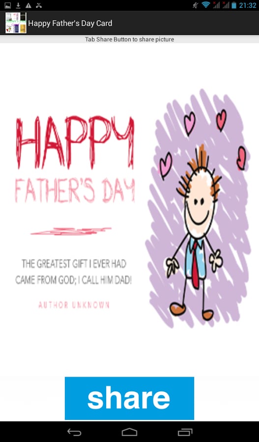 Happy Father's Day Card截图4