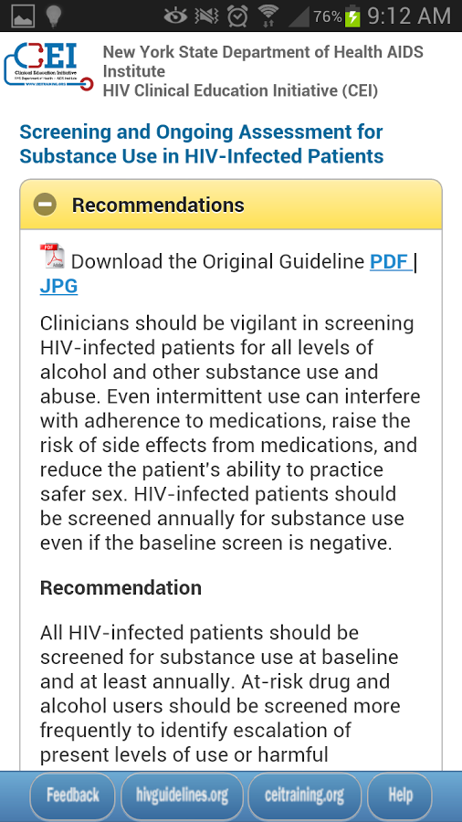 HIV-Substance Use Guideline截图2