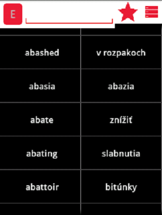 English Slovak Dictionary截图1