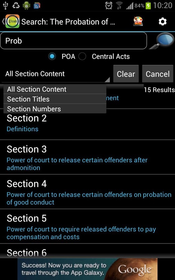 POA-Probation of Offenders Act截图3