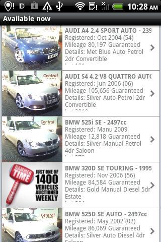 Central Car Auctions截图2