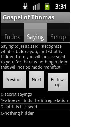 Gospel of Thomas截图1