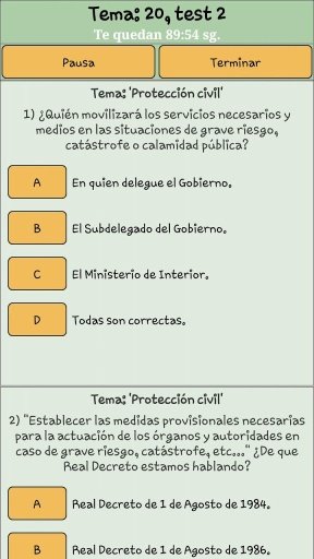 TestOpos Guardia Civil截图1