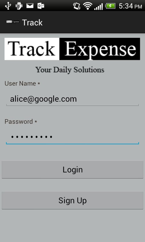 Track Expense截图1