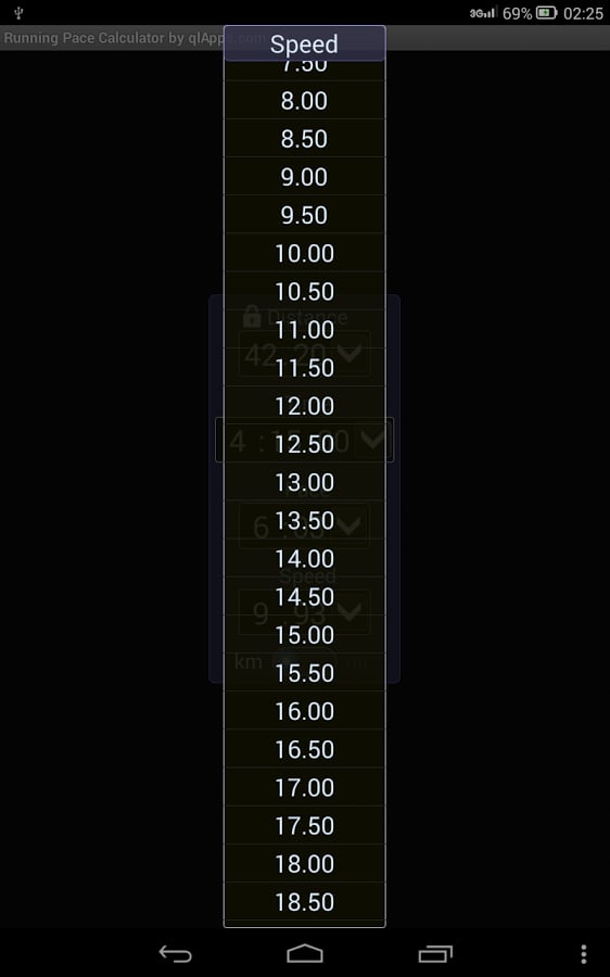 Running Pace Calculator截图1