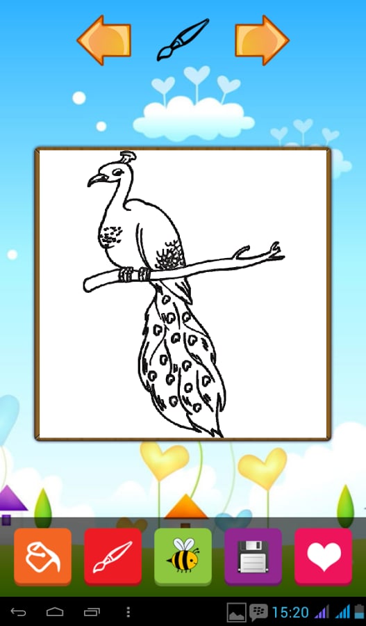 Peacock Coloring Pages截图6