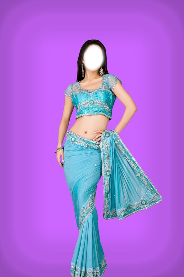 Fancy Saree Blouse Photo Suit截图3