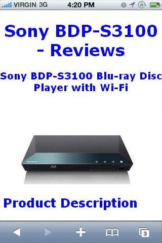 BDPS3100 Bluray Player R...截图1