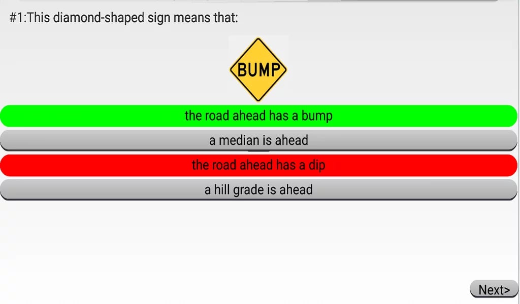 Oregon DMV Practice Exam...截图2