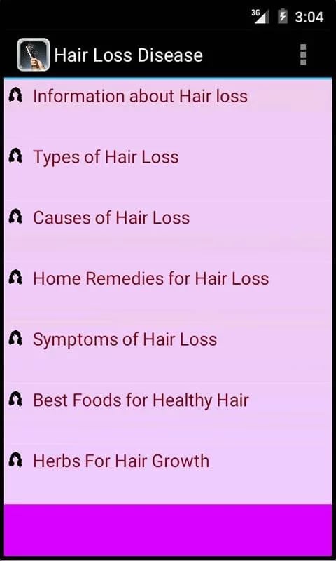 Hair Loss Disease &amp; Symp...截图3