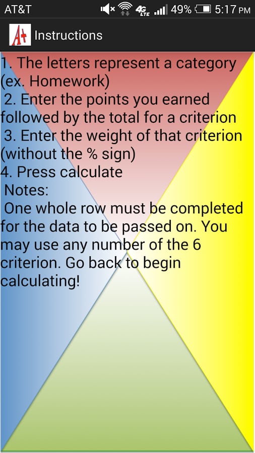 EZ Grade Calculator截图2