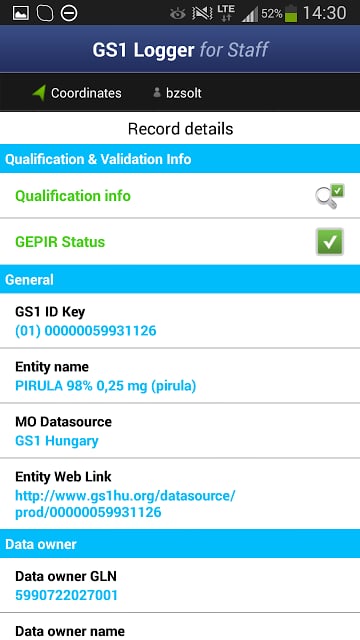 GS1 Logger for Staff截图3