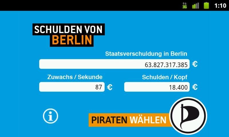 Schuldenuhr Berlin截图4